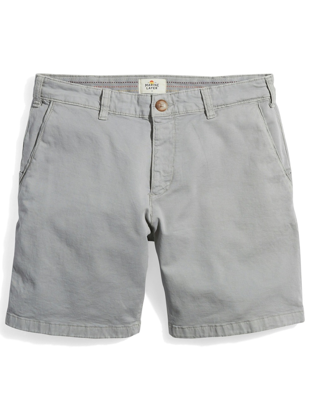 Marine Layer Men's Gray Cotton Chino Shorts Size 30